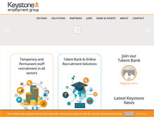 Tablet Screenshot of keystone-jobs.com